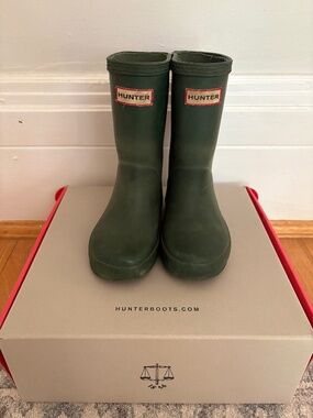 Green Toddler Hunter Boots